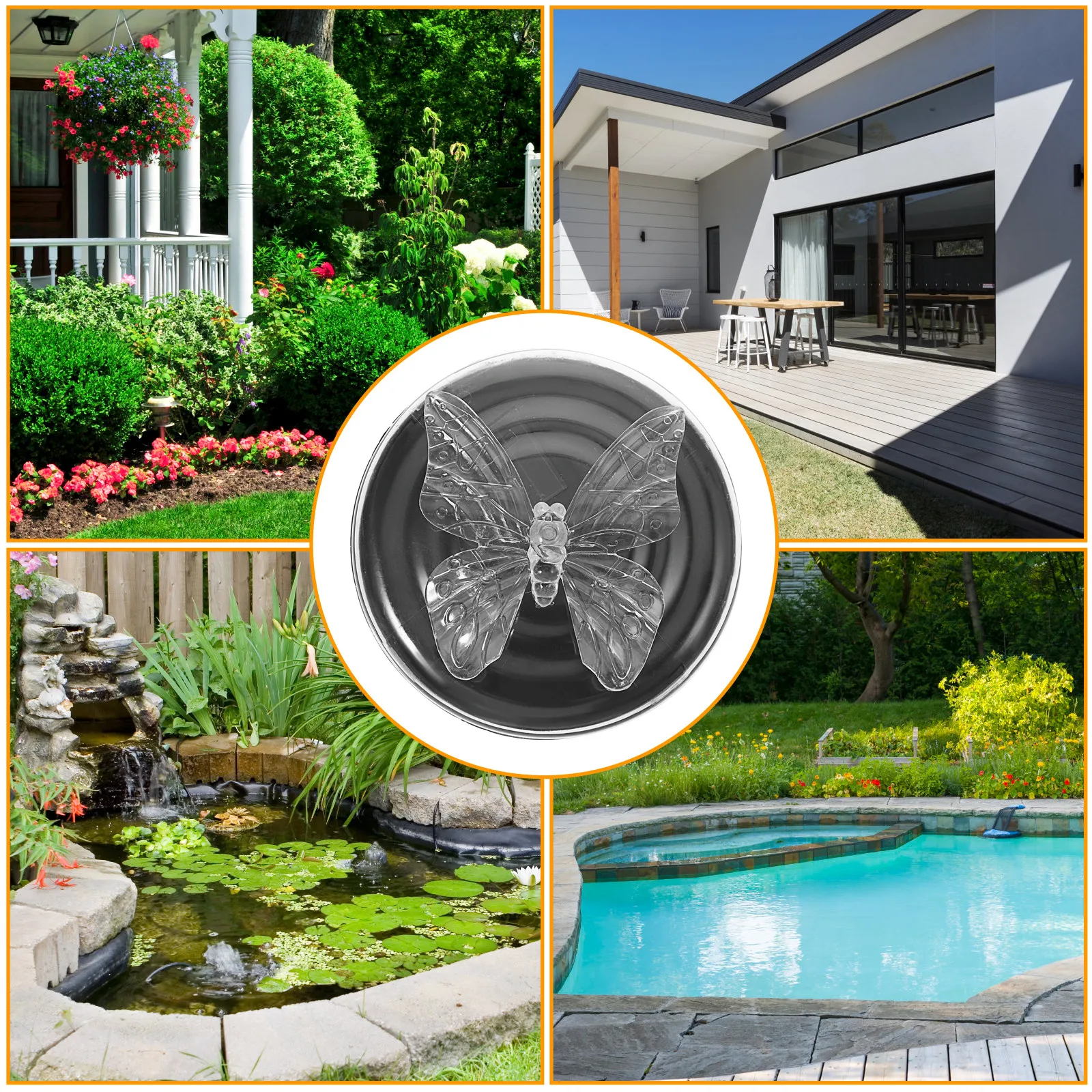 

Solar Floating Light for Pool Pond Changing LED Waterproof ABS Plastic Garden Decor Outdoor Fountain Fish Tank