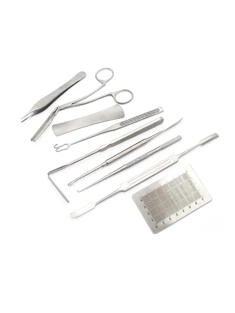 Kit Rinoplastia Tesoura Nasal Aço Inoxidável 23pcs Septo Tesoura Esculpida Agulha Nariz Titular Instrumentos Cirúrgicos e Ferramentas