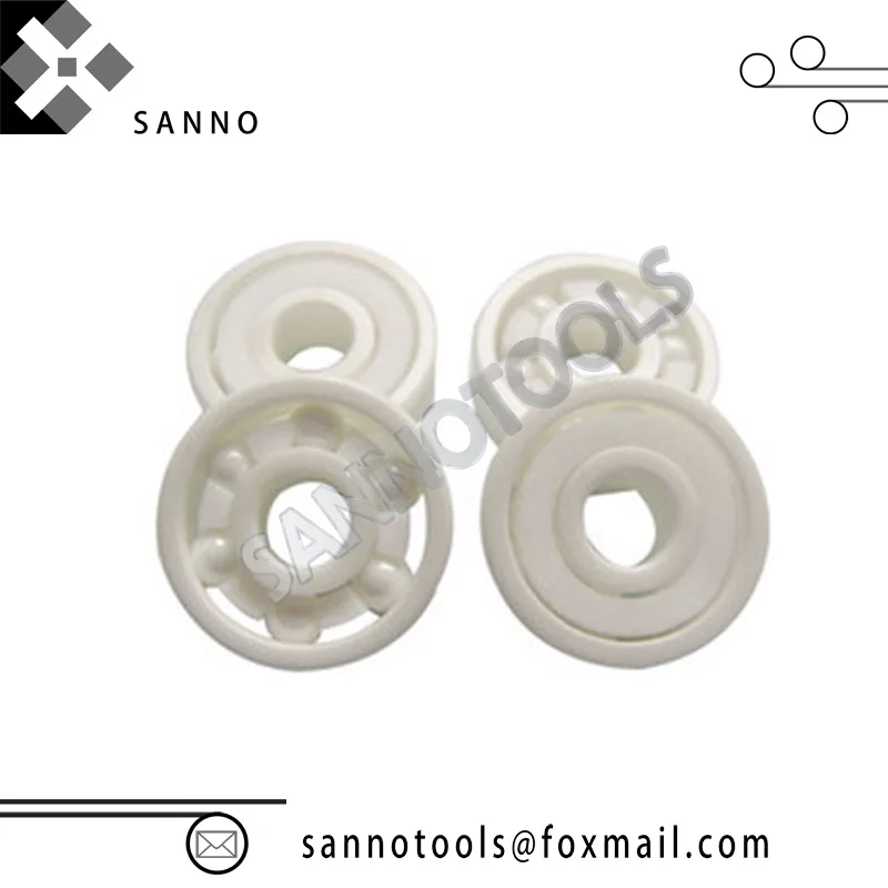 6800 6803  Anticorrosion and Wearability zirconium ceramic bearing ZrO2 ceramic ball  with high speed Ceramic zirconia bearings