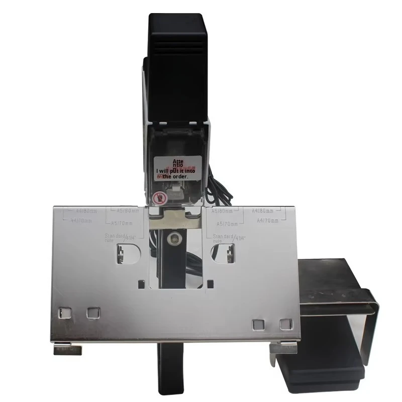 106E Electric Riding Stapler Paper Folding Machine for Book Binding and Product Making Electric Stapler for Paper Processing