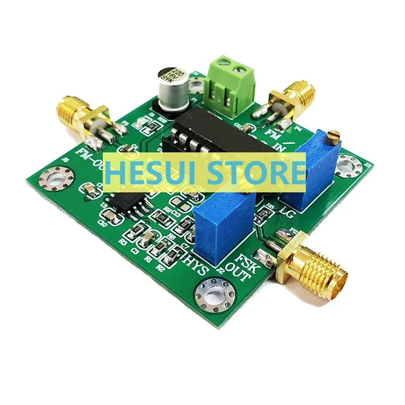 FM/FSK demodulation module signal processing receiver NE564 can demodulate the carrier frequency of 10M-90M