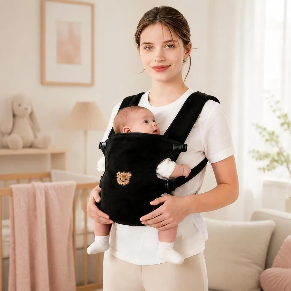 Ergonomic Design Baby Carrier Adjustable Straps Multifunctional Infant Sling Comfortable Padding Portable Baby Wrap view 2