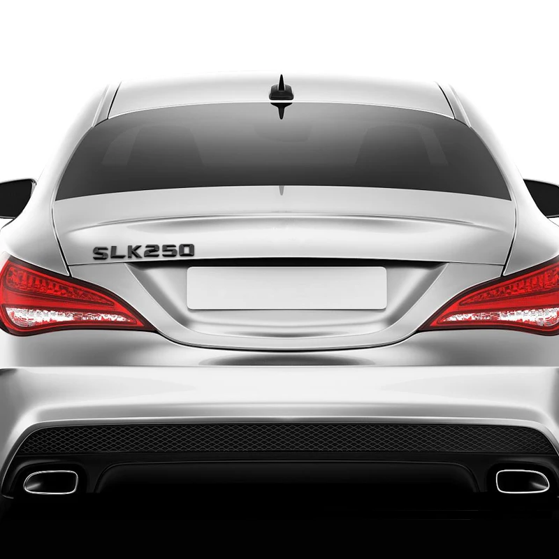 For Benz Mercedes SLK AMG SLK230 SLK250 SLK280 SLK300 SLK320 SLK350 Car Sticker Plastic Black Badge Decal Auto Decoration