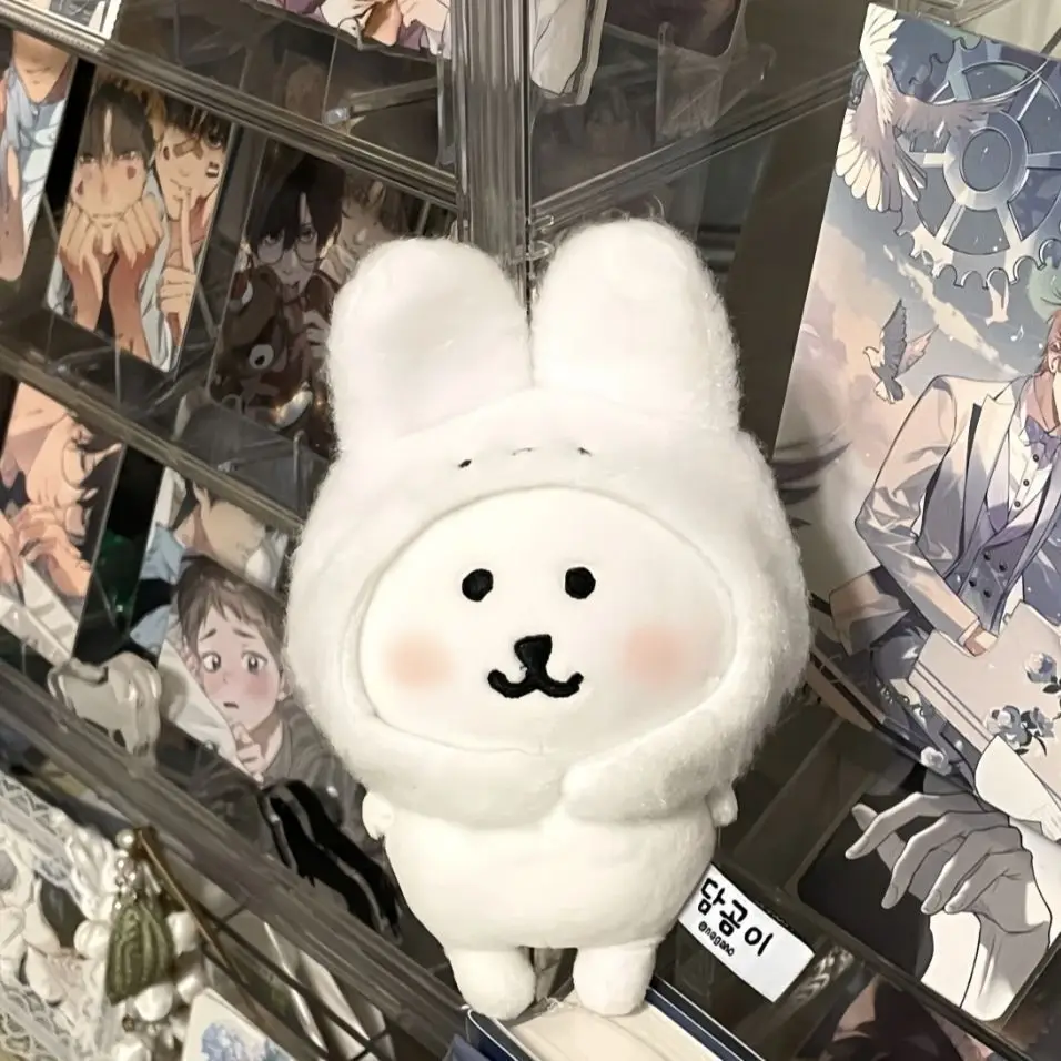 غطاء رأس قلادة الحقيبة الأكثر مبيعًا الجديد لطيف ورائع يتميز بتزيين سلسلة مفاتيح شخصية كرتونية قطيفة #6