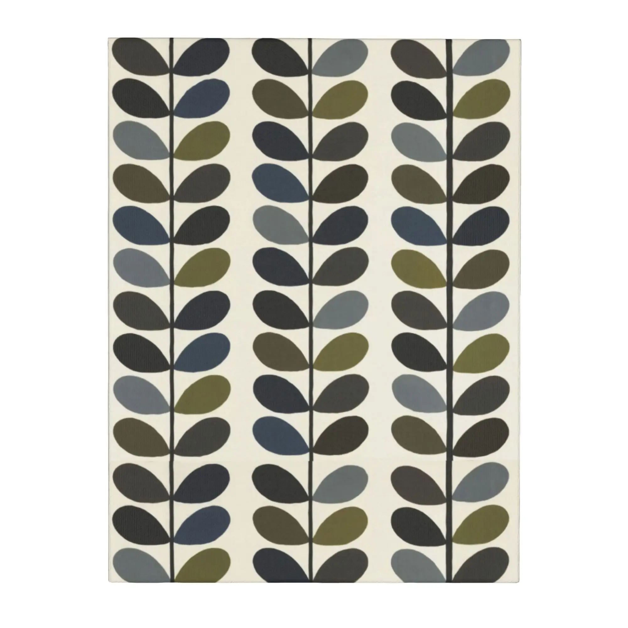 Canvas Printing Art Unframed Hanging Picture Scandinavian Modern Aesthetic Artwork Orla Kiely  Mid Century Modern 12x16inch