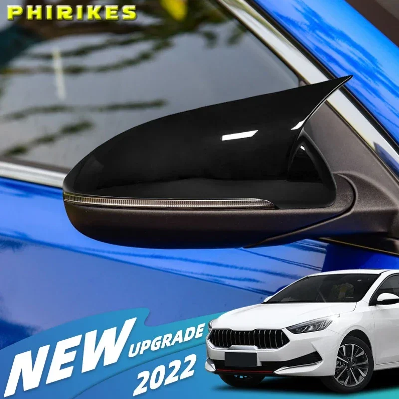 

for Kia Forte K3 Cerato 2019 2020 Rearview Mirror Cover Trim Rear view Mirrors Cover Sticker Auto Parts Car Styling