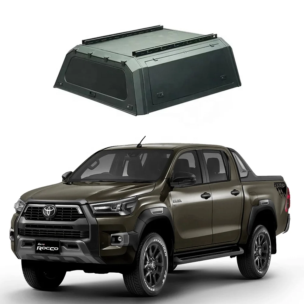 pickup truck rear hard top for toyotas hilux Vigo aluminum canopy waterproof anti-rusted auto exterior modify accessory