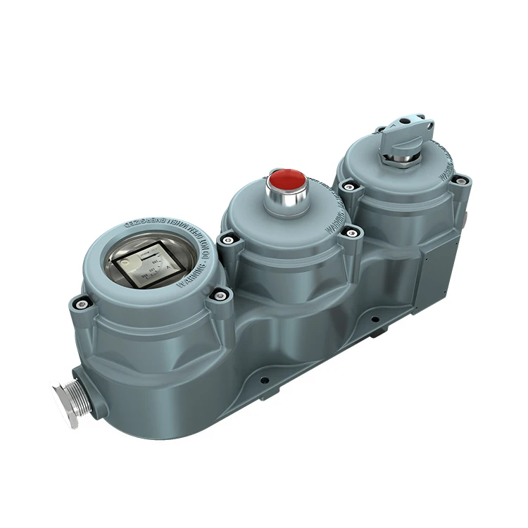 

IECEx Zone 1 IP66 Explosion Proof Control Unit Pushbutton Indicator Currency Meter Optional Dual and Tripartite Systems