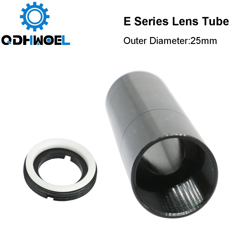 QDHWOEL E Series CO2 O.D.25mm obiektyw Tube dla D20 F50.8/63.5/101.6mm obiektyw CO2 maszyna do grawerowania i cięcia laserowego