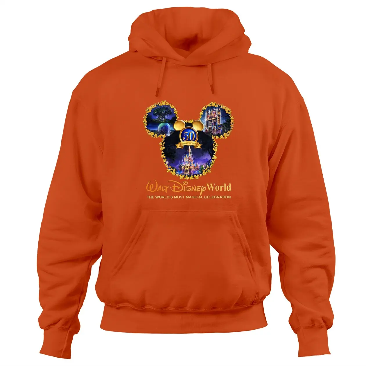 Disney Walt Magic World 50th Anniversary Hoodies, Disneyworld Matching Family Hoodies