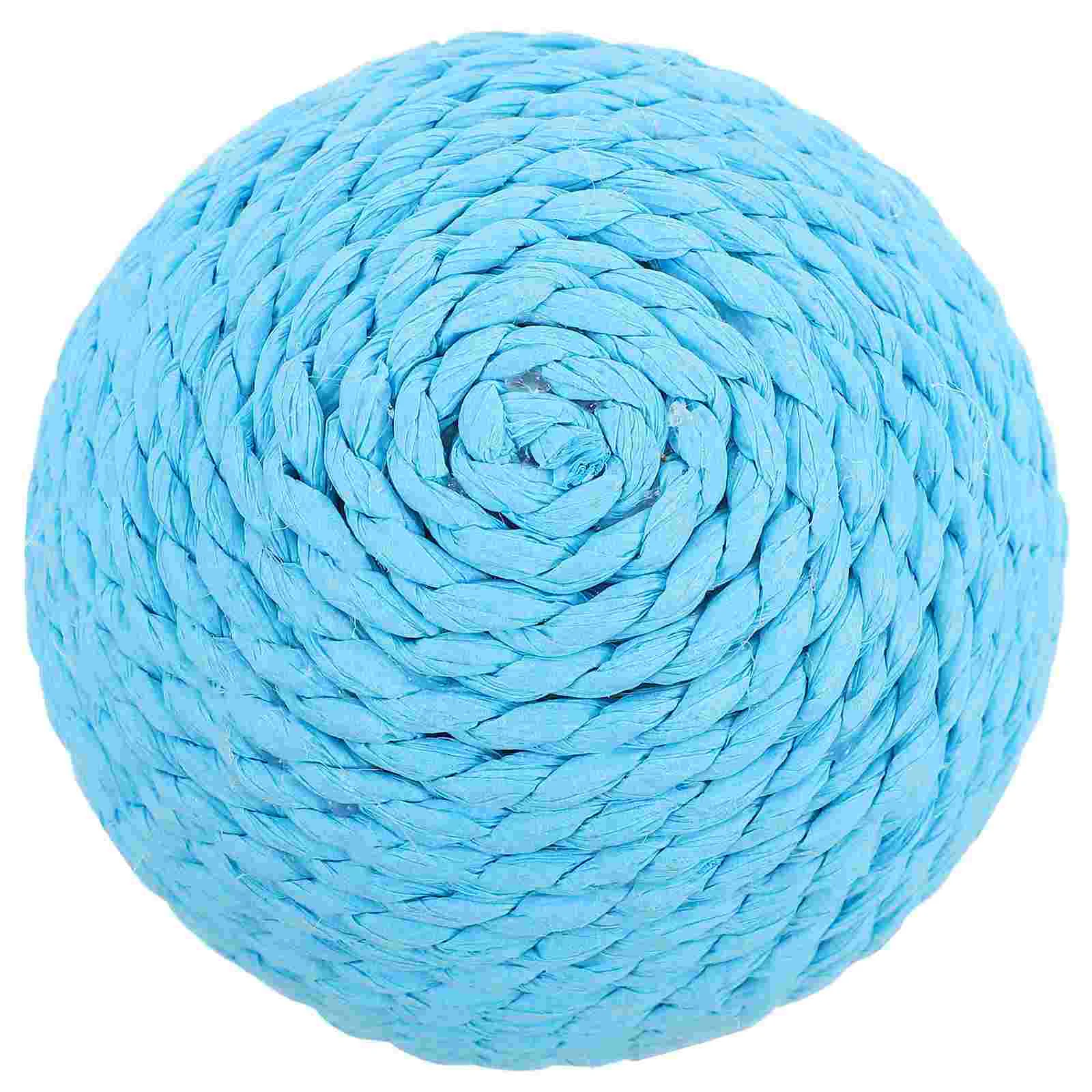 

Cat Toy Ball Toys for Kittens Balls Bored Indoor Cats Paper Rope Chew Pet Entertainment