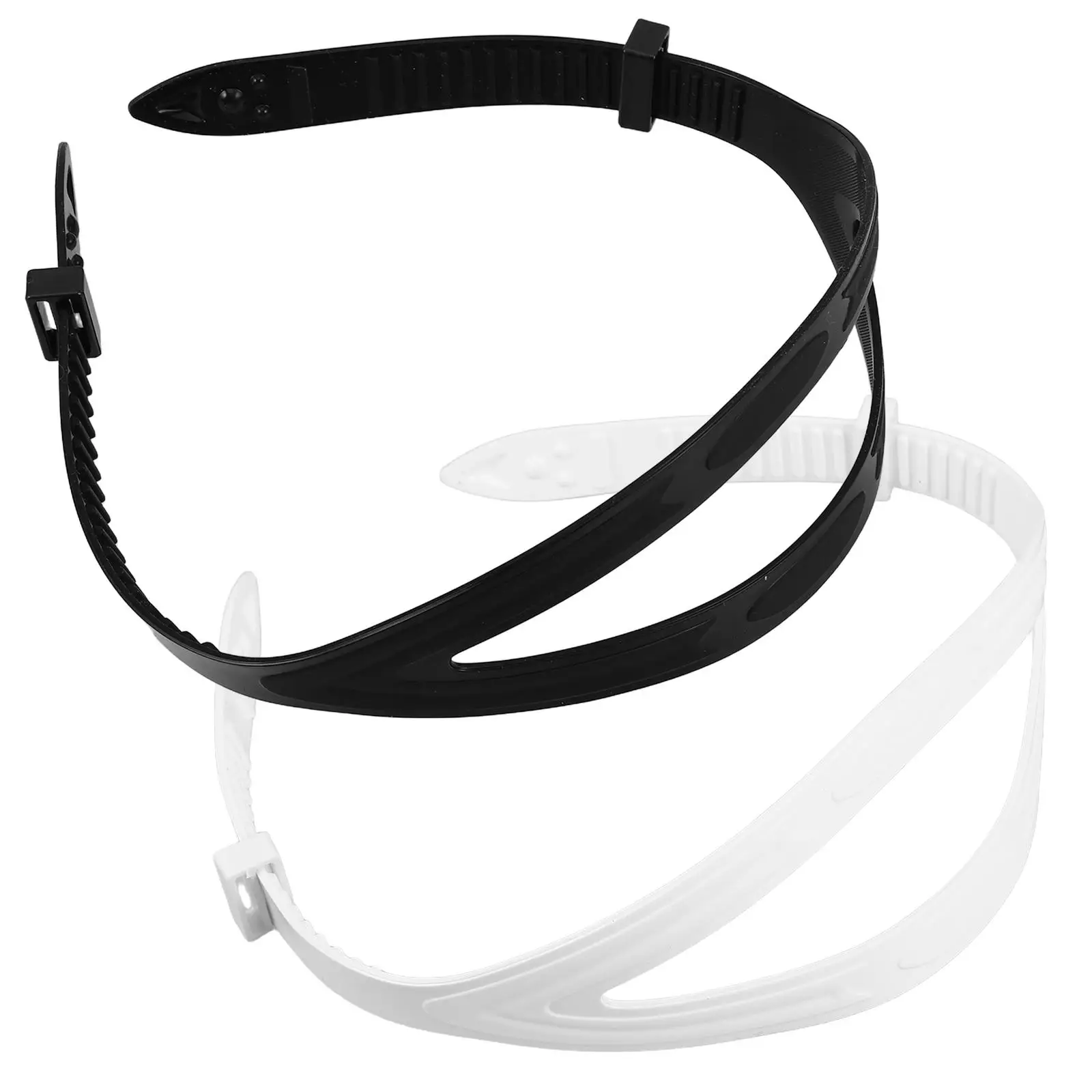 

2 Pcs Diving Lens Belt Water Glass Strap Goggle Bungee Cord Goggles Silicone Connector Swim Unisex Glasses Straps