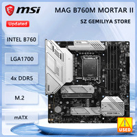 MSI MAG B760M MORTAR II Motherboard LGA1700 Intel B760 DDR5 support 14900F 14100F 13790F 13600 12700K 12400F