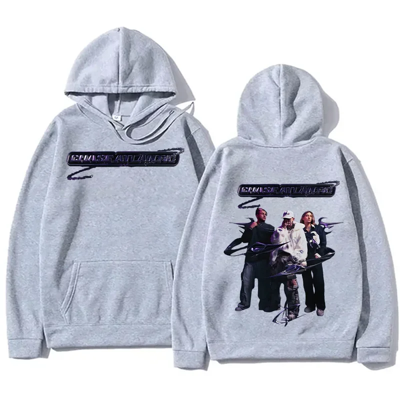 Chase Atlantic Klassieke Hoodies Herfst Winter Nieuw Patroon Sweatshirts Populaire Trends Twee Kanten Ontwerp Kleding Unisex Truien