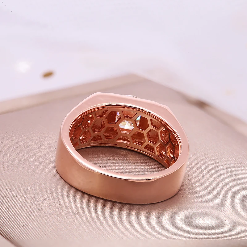 IGI 0.5ct 1ct Lab Diamond Engagement Ring 10K 14K 18K Rose Gold HPHT CVD diamond jewelry Lab Grown Diamond Men Ring