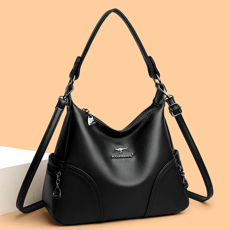 

Fashion PU Leather Shoulder Bag Women's Luxury Handbags Elegant Crossbody Purse for Ladies Casual Office Work Tote Shopping Bags