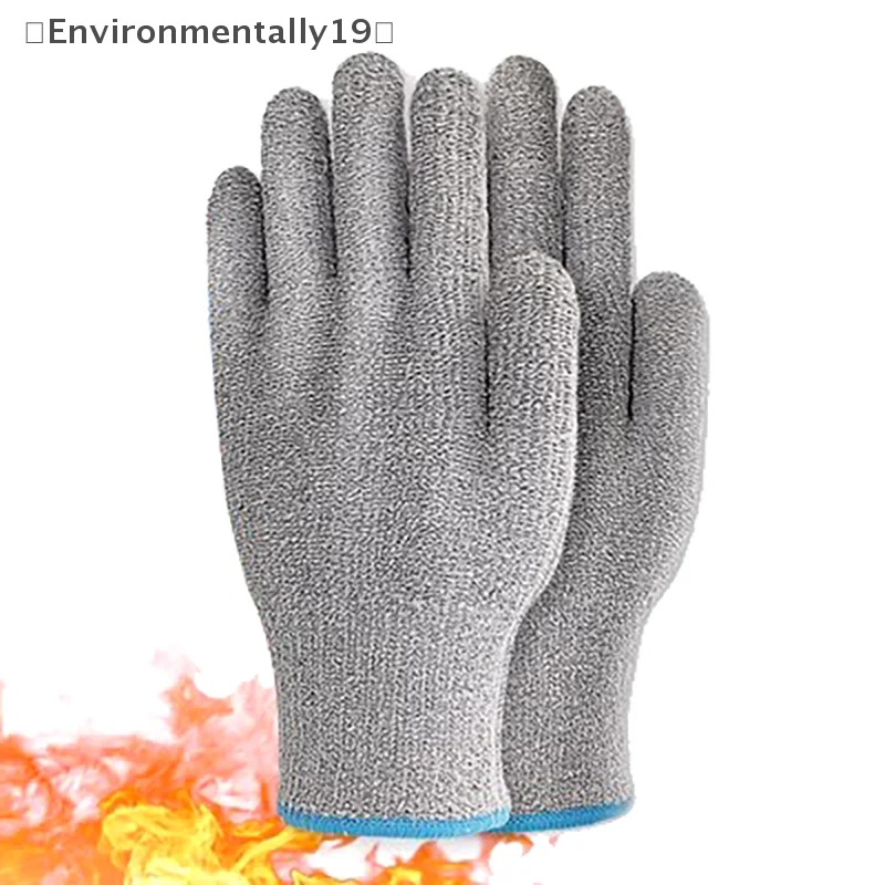 1Pair High Quality Thicken Double-layer Cotton 100/250 Celsius Kitchen Heat Resistant Anti Burn Heatproof Oven Gloves