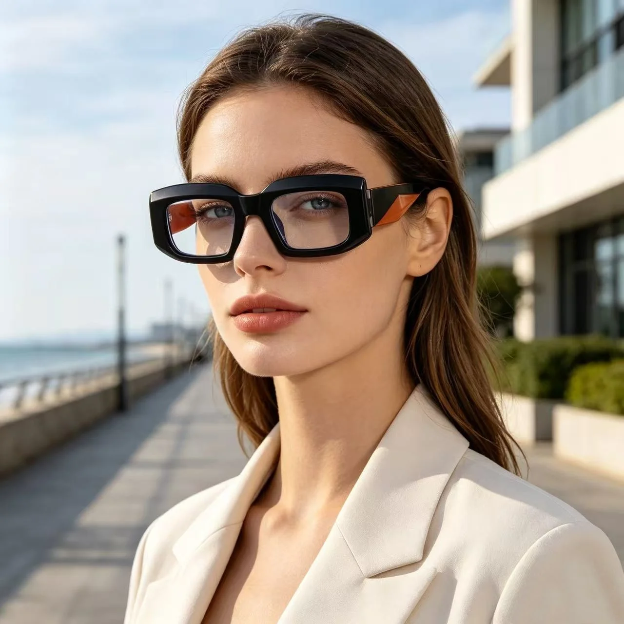 Vintage Square Frame Reading Glasses Men Blue Light Blocking Optical Eyewear Women Prescription Presbyopic Glasses