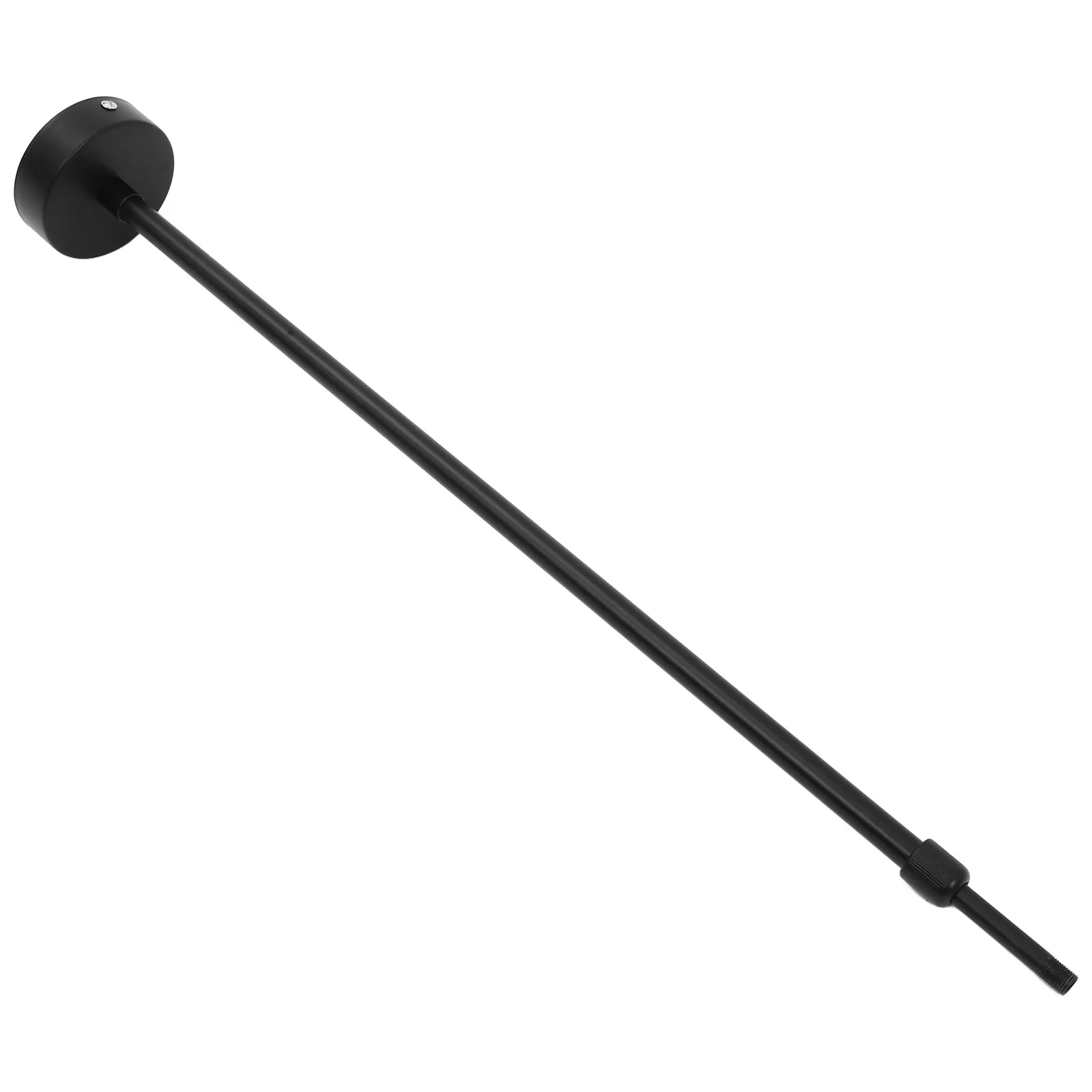 

1 Set Adjustable Suspension Rods Fluorescent Light Fixture Stem White Iron Lamp Hanging Pole Extension Downrods For Pendant