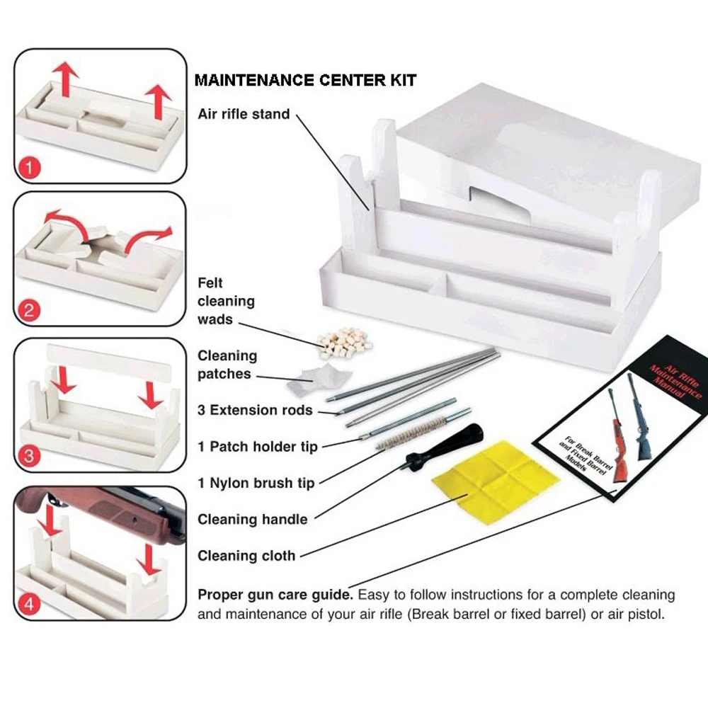 Air Rifle Airsoft En Paintball Gun, Bb Gun Maintence Centrum, Cleaning Kits