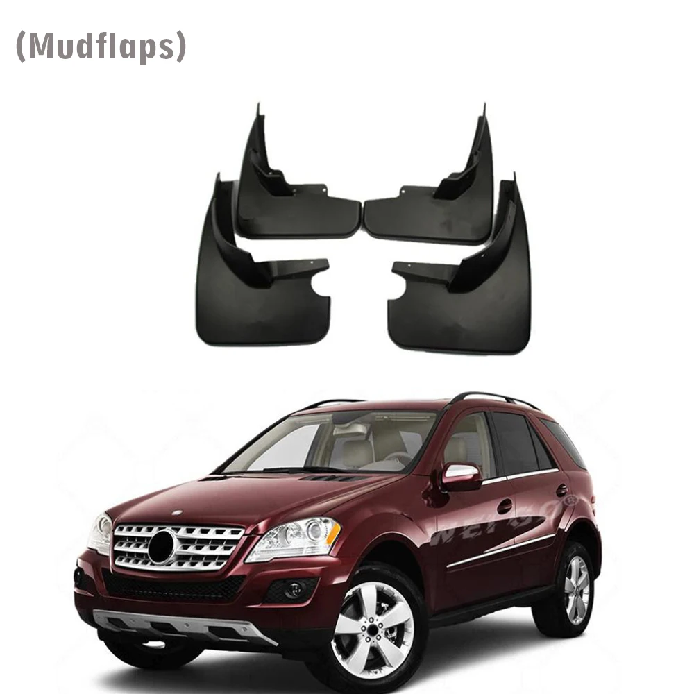FOR Mercedes Benz ML CLASS W164 ML350 ML400 Mudguard Fender Mud Flaps Guard Splash Mudflaps Car Accessories Front Rear 4pcs