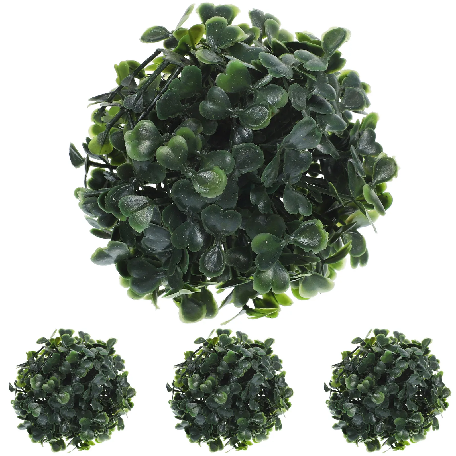 

4Pcs Lifelike Artificial Grass Ball Pendant Hanging Fake Greenery Ball for Indoor Outdoor Decor Ceiling Home Hotel Mall Gift