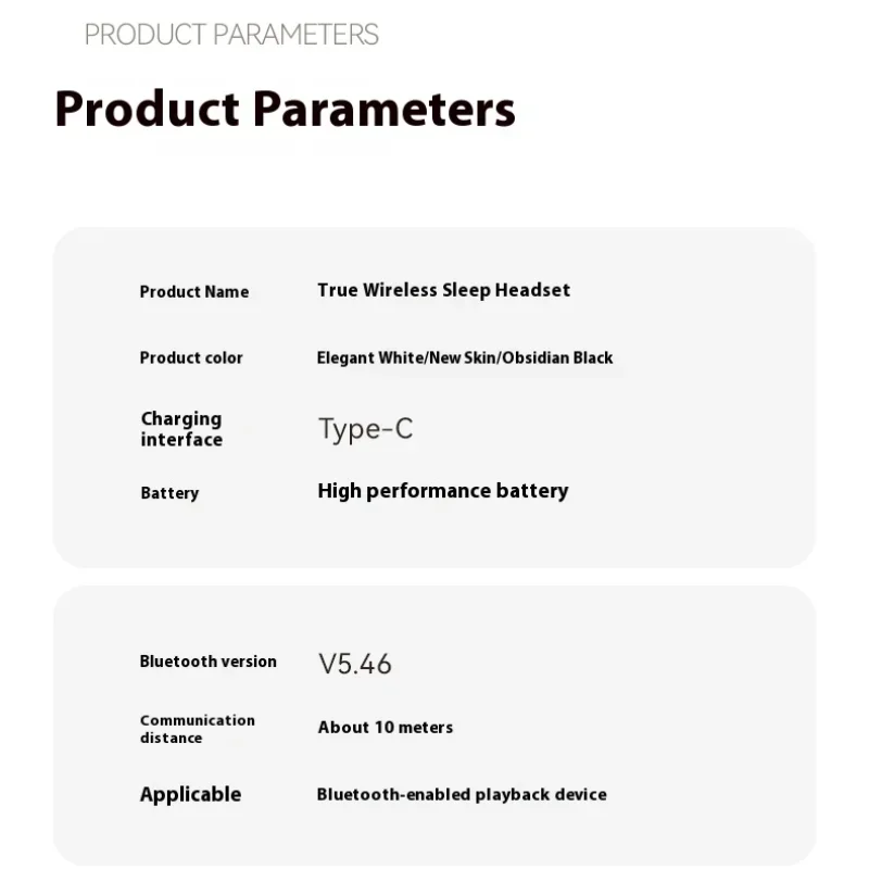 سماعات أذن Xiaomi Redmi Sleep اللاسلكية بلوتوث 5.4 داخل الأذن ستيريو غير مرئية سماعات إلغاء الضوضاء مع ميكروفون #6