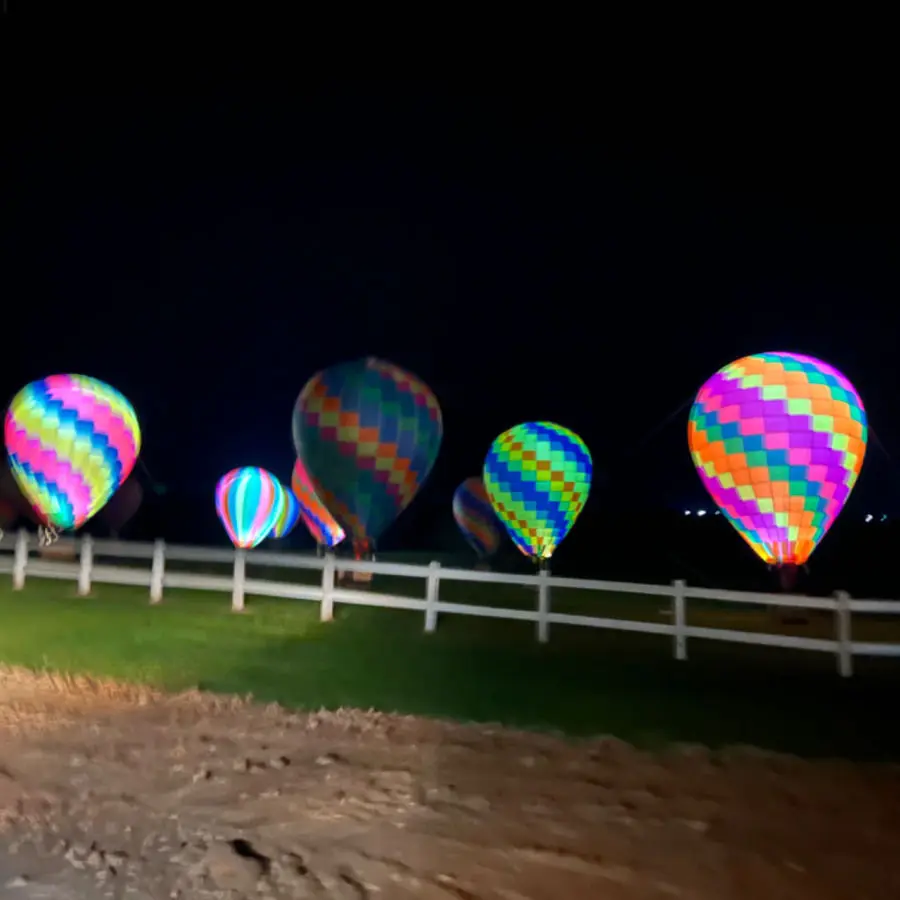 عرض في الهواء الطلق منطاد الهواء الساخن، بالون الهواء الساخن المشاهير الإنترنت، معرض محاكاة منطاد الهواء الساخن #4