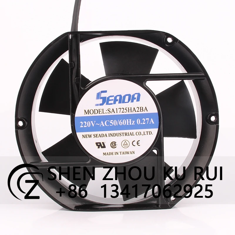 

SA1725HA2BA Case Cooling Fan for SEADA AC220V 0.27A 172X150X51mm1725117CM Ball Axial Flow Cabinet Industrial Centrifugal Exhaust