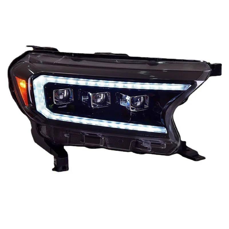 Car Headlight Assembly For Ford Ranger headlight 2016-2021 Car Front Light Plug&Play Auto LED Head Lamp System