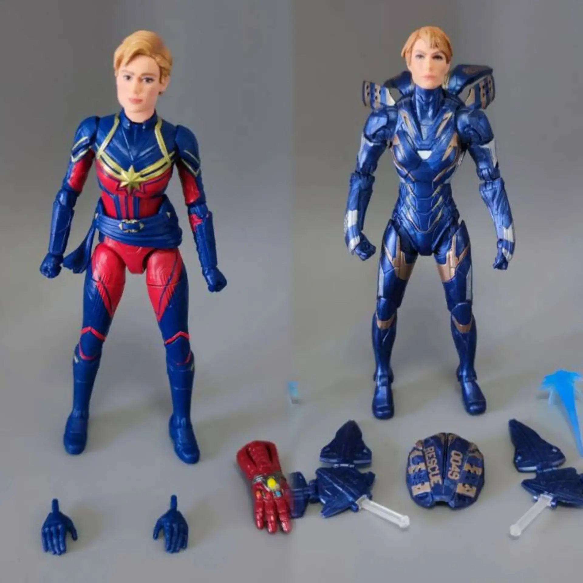 

Marvel Legends Captain Marvel Carol Danvers Pepper Potts Rescue Armor Incomplete Accessories 6" Loose Action Figure