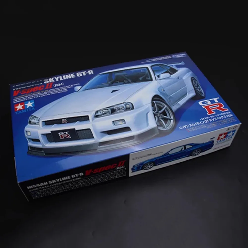 

TAMIYA Набор пластиковых масштабных моделей автомобиля 24258 SKYLINE GT-R (R34) 1/24, коллекция игрушек в сборе