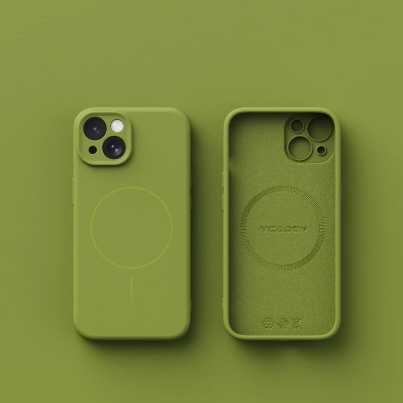 Original Liquid Soft Silicone For Magsafe Wireless Charge Magnetic Case For iPhone 17 16 Plus 15 14 13 12 Pro Max 11 Cover