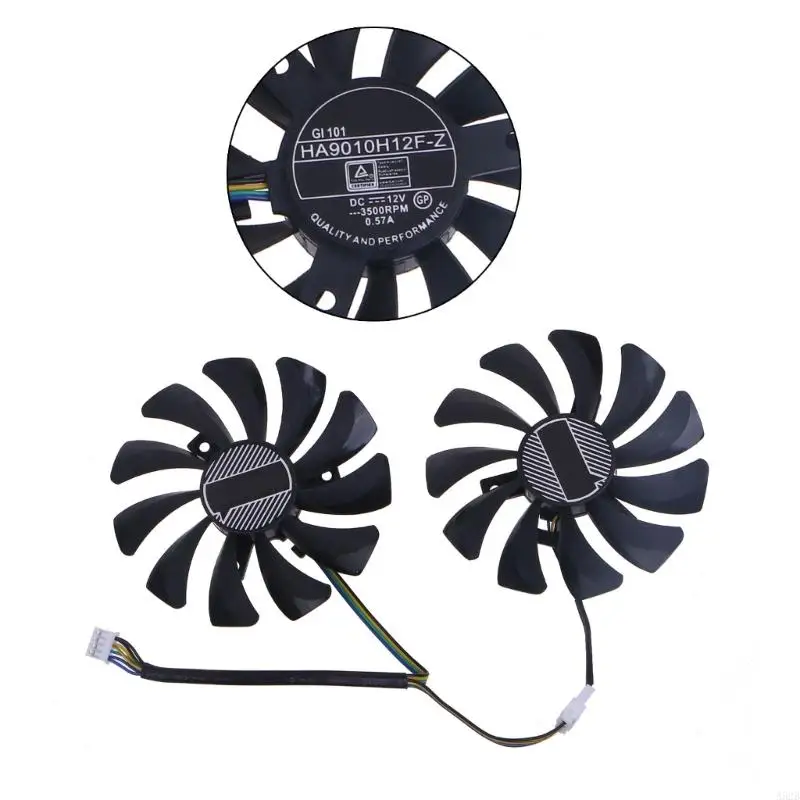 A52B 85mm 4Pin 12V Cooler Fan HA9010H12F-Z VGA Fan Graphics Card Cooling Fan for Inno3D 1060 Cooler