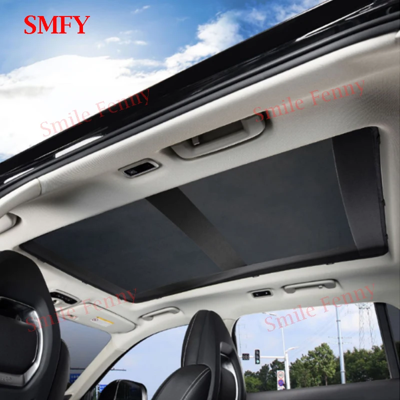 For BYD ATTO 3 TANG HAN EV SONG PLUS Car Sunroof Sunshade Sun Protection Cover Mosquito Prevention Roof Shading Heat Insulation