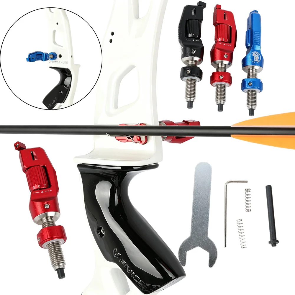 Aluminum Alloy Cushion Plunger WTS-CD-02Max Multicolor Side Arrow Pad With PEEK-CA30 Inner Core Archery Shooting Tuning Tools