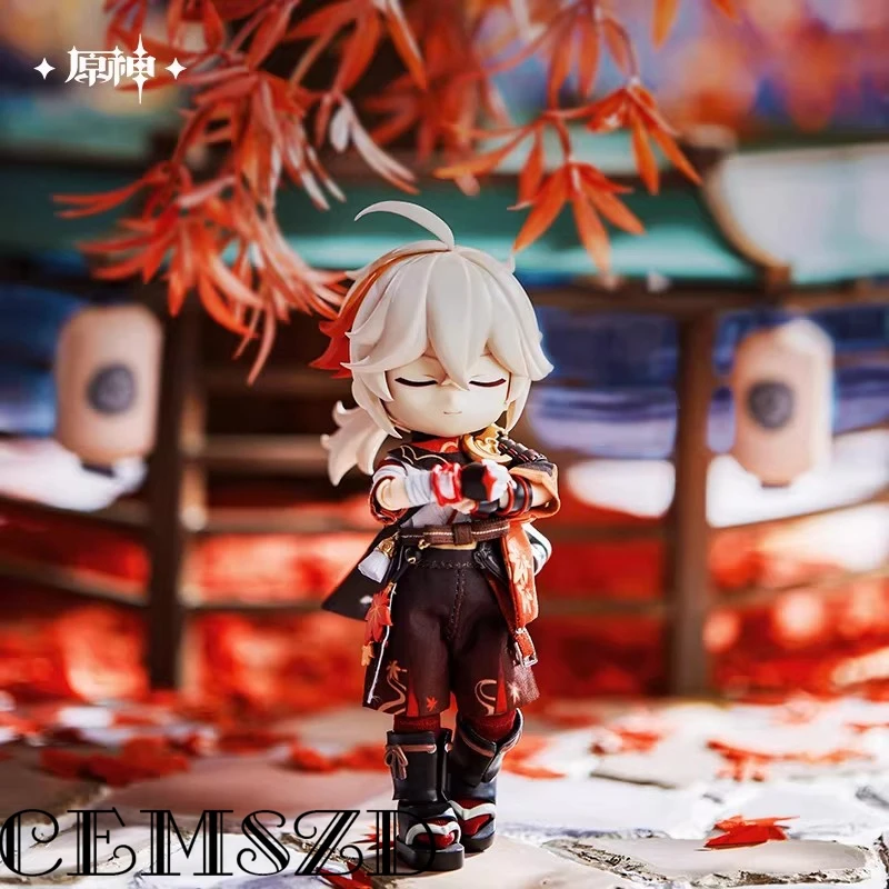 

[Genuine] Kaedehara Kazuha Doll Game Genshin Impact 100mm Desktop Collectibles Ornaments Anime Cartoon Accessories Props Sets