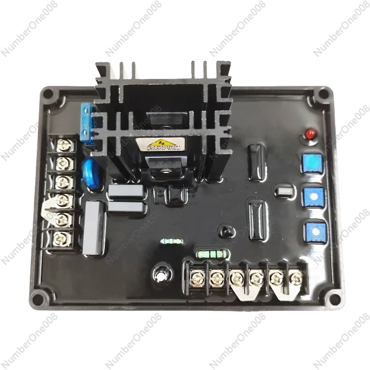 

Black GAVR 15A Voltage Regulator, Brushless AVR GAVR-15A Universal Power Regulator for Stable Voltage Control