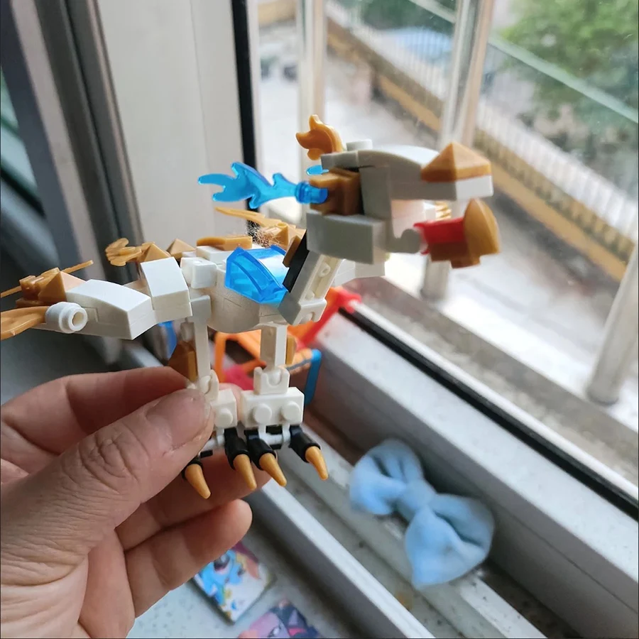 4-stijl Phantom Ninja Dragon bouwstenen minifiguren bakstenen kit klassieke filmmodel kinderen speelgoed jongens voor kinderen