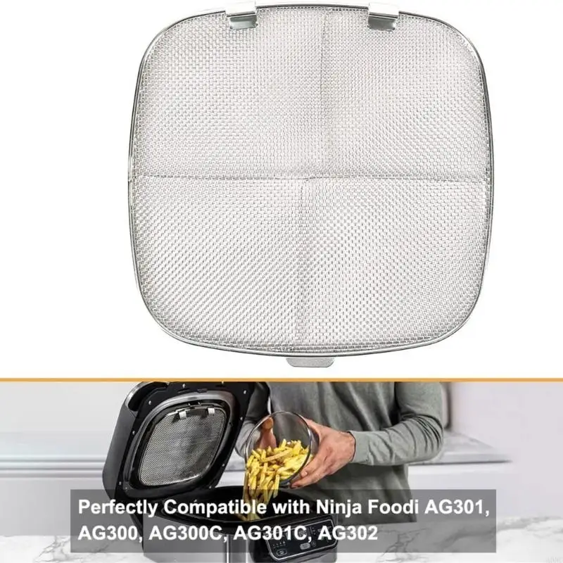 A0NC Air Fryer สแตนเลสสตีลโล่หน้าจอตาข่ายสำหรับ AG300, AG300C, AG301