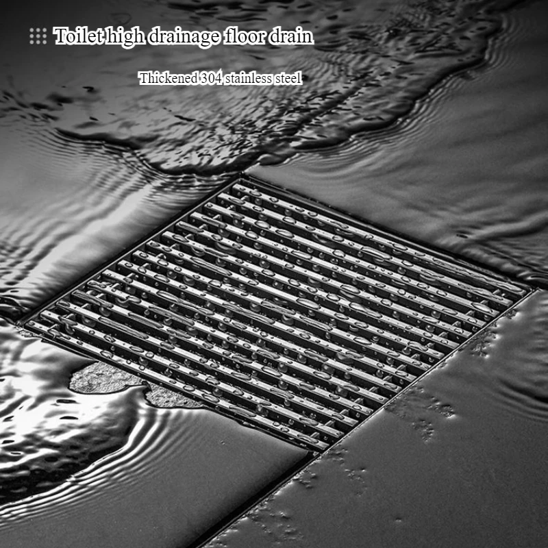 

Высокий дренажный трап для ванной комнаты, напольный трап большого диаметра из утолщенной нержавеющей стали 304.