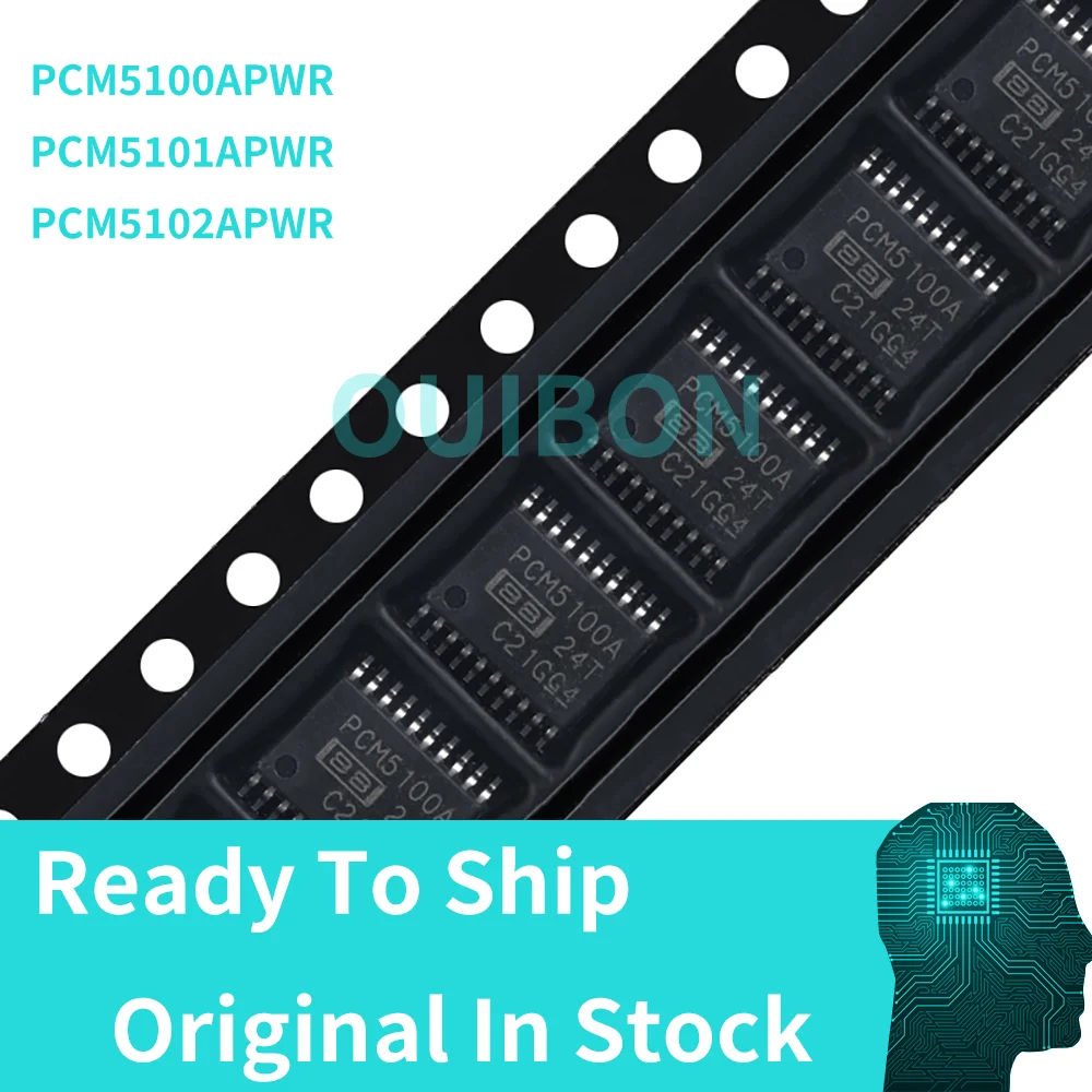 5PCS PCM5102APWR PCM5101APWR PCM5100APWR PCM5100 Chip DAC Amplifier SMD