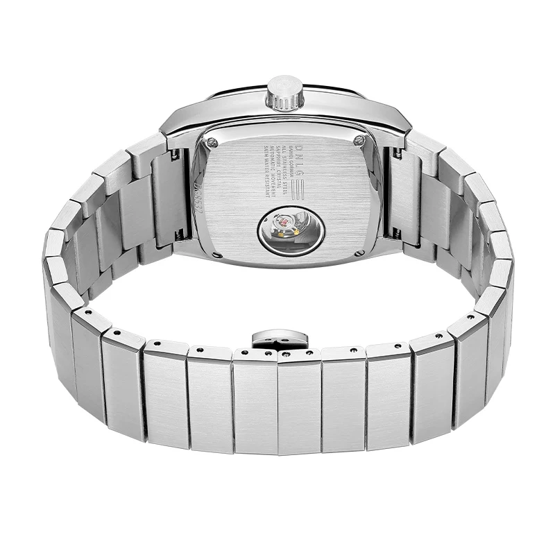 2026 هدايا السنة الجديدة دانيال جورمان ساعة أوتوماتيكية حاوية من الفولاذ المقاوم للصدأ 5ATM مقاوم للماء مضيئة التقويم الأعمال ساعة اليد