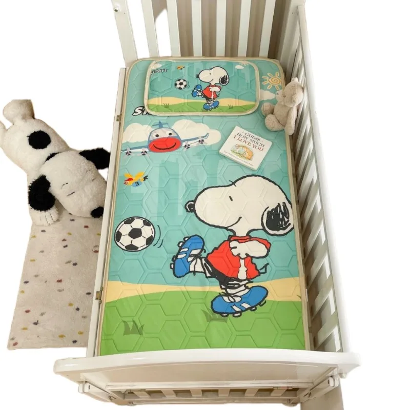 Natural Snoopy Latex Mat, Dobrável, Legal, Macio, Novo, Desenhos animados, Casa, Quarto, Primavera, Verão, Cesta