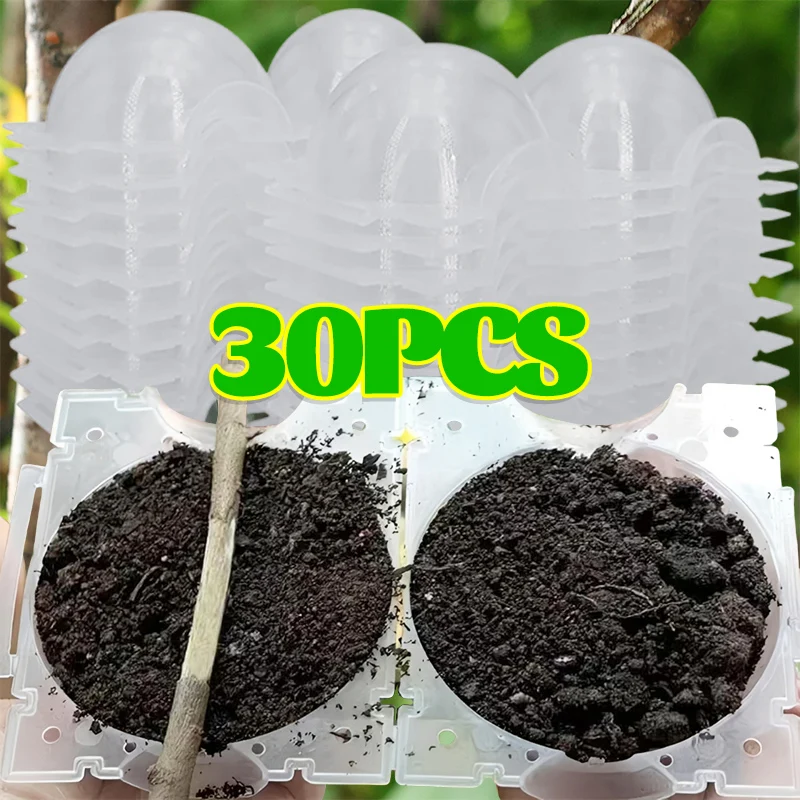 

5-30 шт. Коробки для укоренения растений, шары для размножения под высоким давлением, садовые коробки для прививки, многоразовые аксессуары для укоренения растений