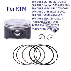 72mm 72.25/72.5/72.75 Motor Piston Rings Kit For KT/M 200 DU KE RC200 ABS 2012 2013 2014 2015 2016 2017 2018 2019 2020 2021 2022