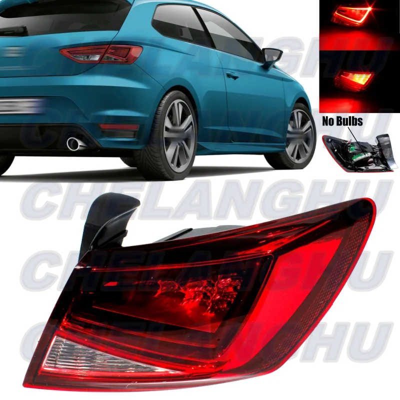 LED Tail Light For SEAT LEON Hatchback/SC Coupe 2013 2014 2015 2016 Right Outer Side Rear Lamp Brake Light 5F0945208E