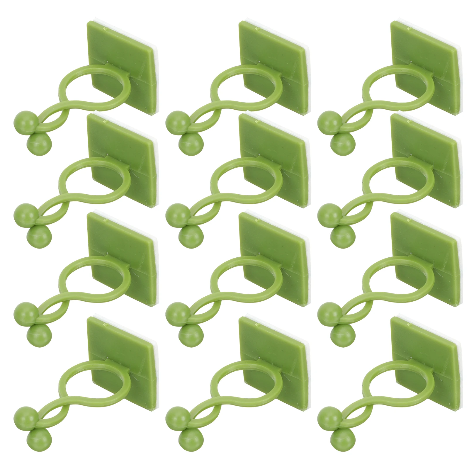 

200 Pcs Standwich Hook Plant Clamp Clips for Plants Wall Fixture Vines Fixing Sticky Abs Adhesive Trellis Support