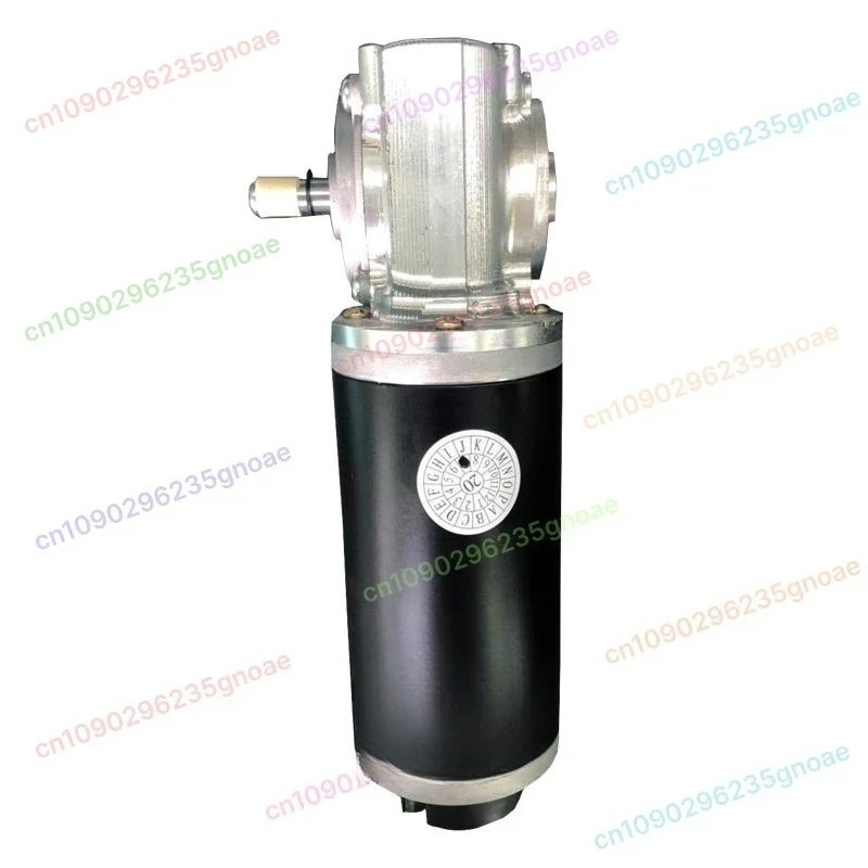 for 24V 60W 100W High Torque Worm Gear Motor Intelligent Encoder Electric Door Motor for Hotels Automatic Door