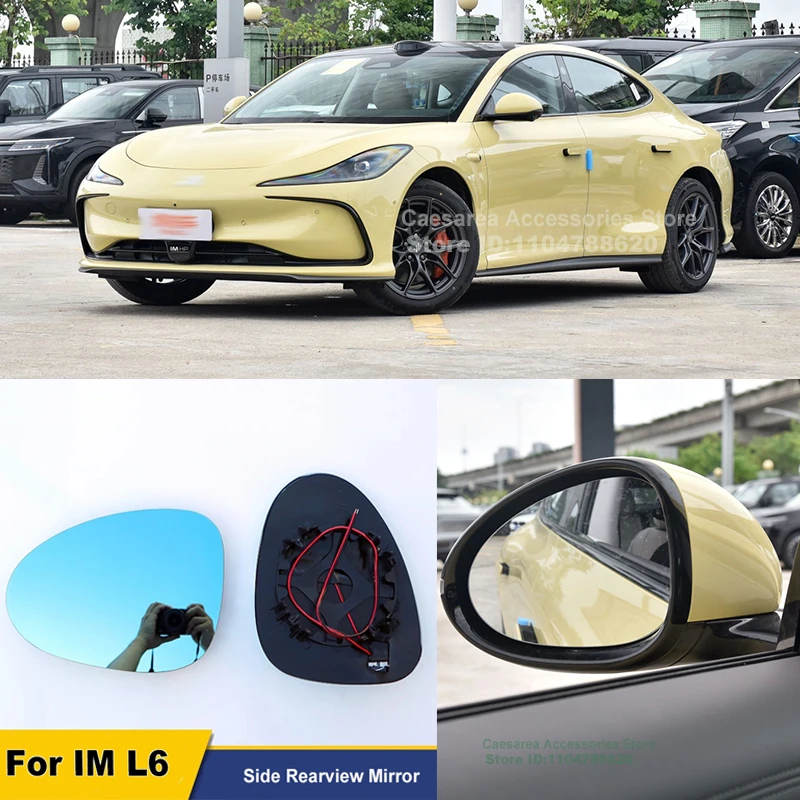 

Car Side Rearview Mirror Blue Glass Lens for IM L6 Wide Angle View Anti Glare Door Mirror Wing Accessories